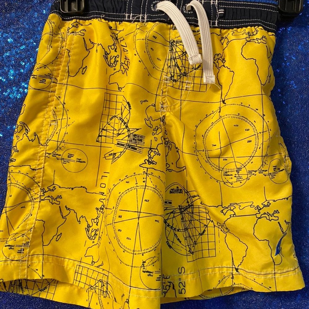Boys Nautica Swimming Trunks M 5/6
